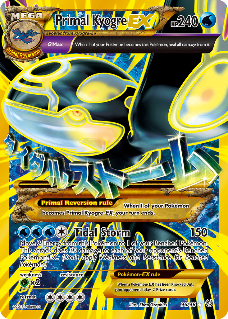 Ancient Origins Primal Kyogre #96/98