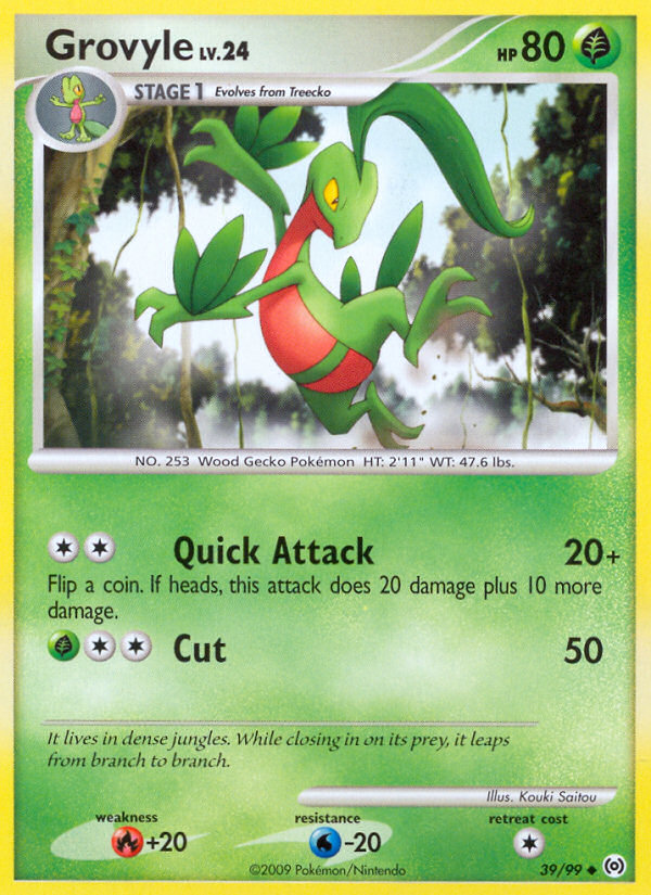 Arceus Set Grovyle #39/99