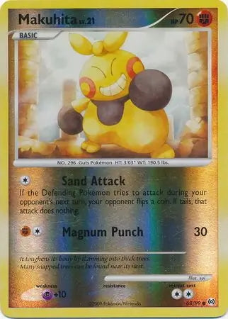 Arceus Set Makuhita #68/99 reverse holo