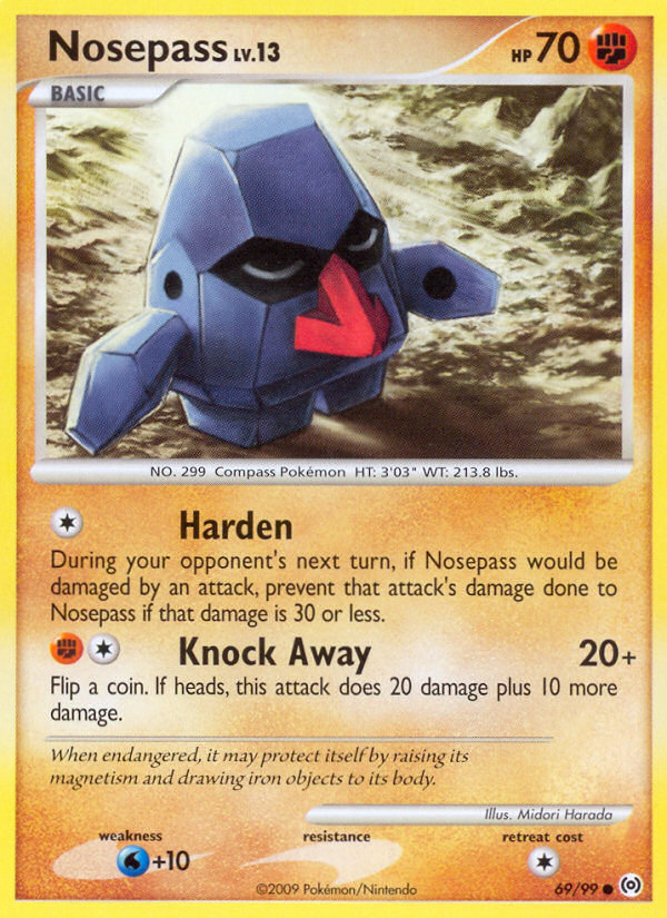 Arceus Set Nosepass #69/99