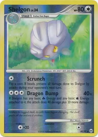Arceus Set Shelgon #48/99 reverse holo