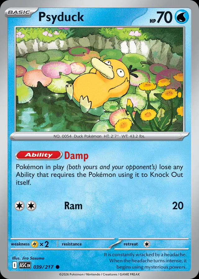 Ascended Heroes Psyduck #039/217