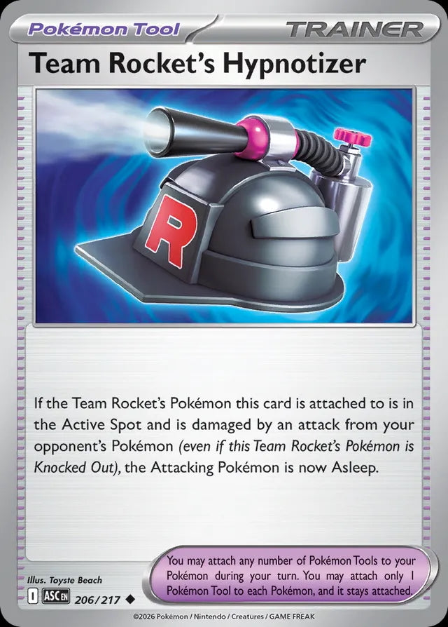 Ascended Heroes Team Rocket’s Hypnotizer #206/217