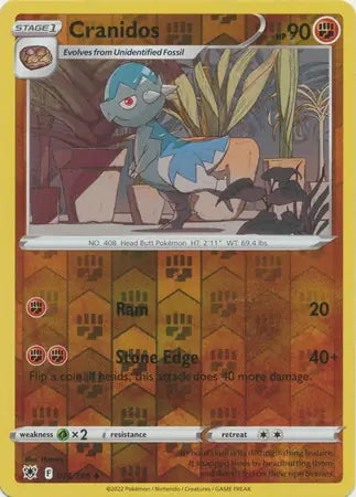 Astral Radiance Cranidos #76/189 reverse holo