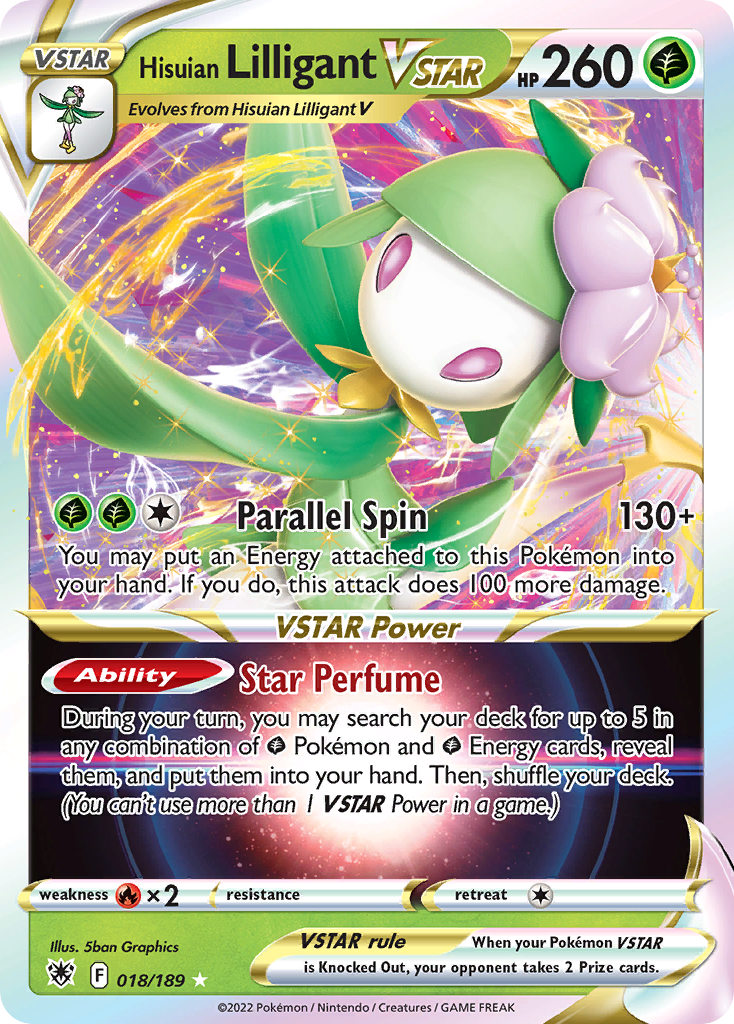 Astral Radiance Hisuian Lilligant VSTAR #18/189