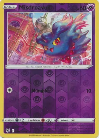 Astral Radiance Misdreavus #58/189 reverse holo