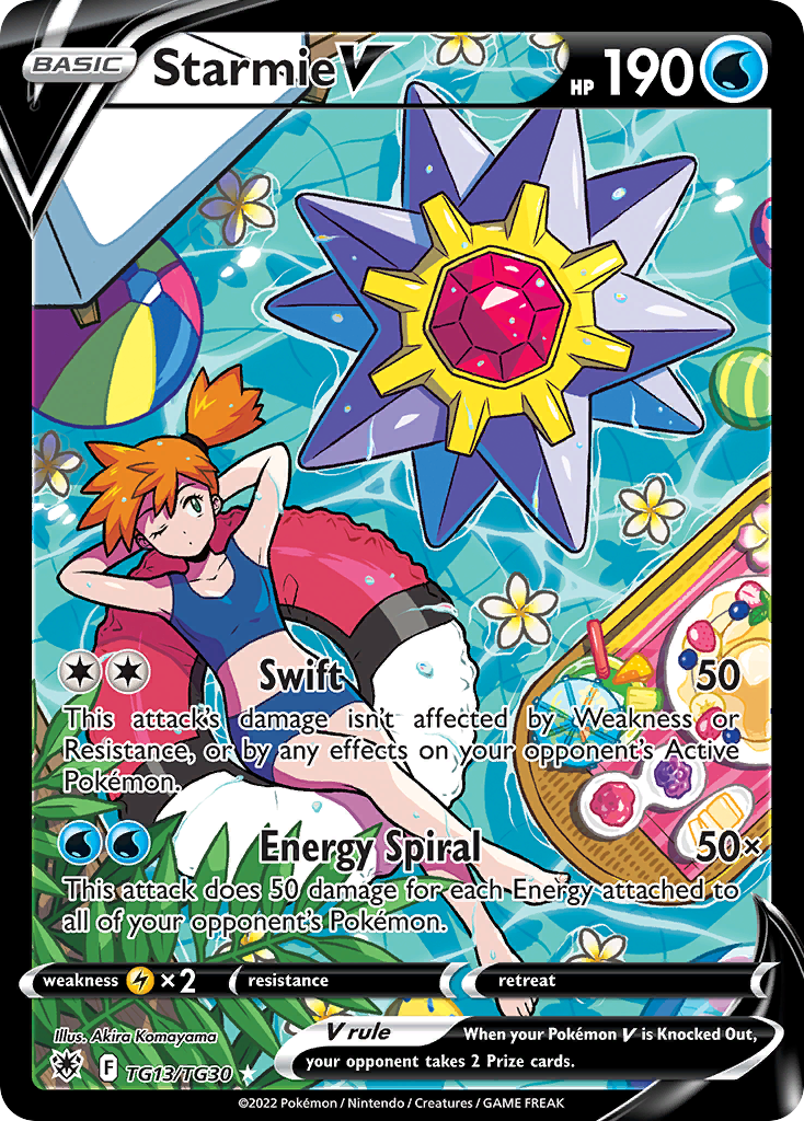 Astral Radiance Trainer Gallery Starmie V #TG13/30