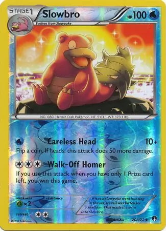 BREAKpoint Slowbro #20/122 reverse holo