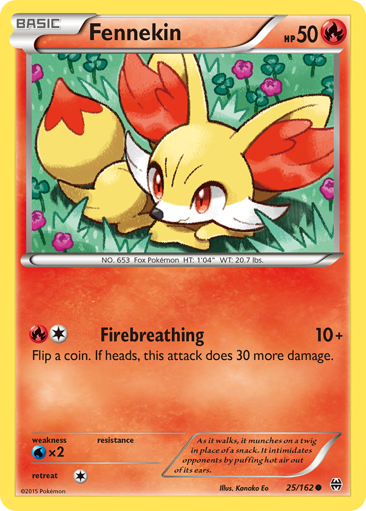 BREAKthrough Fennekin #25/162