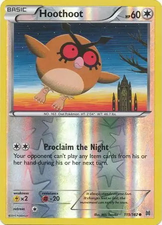 BREAKthrough Hoothoot #119/162 reverse holo