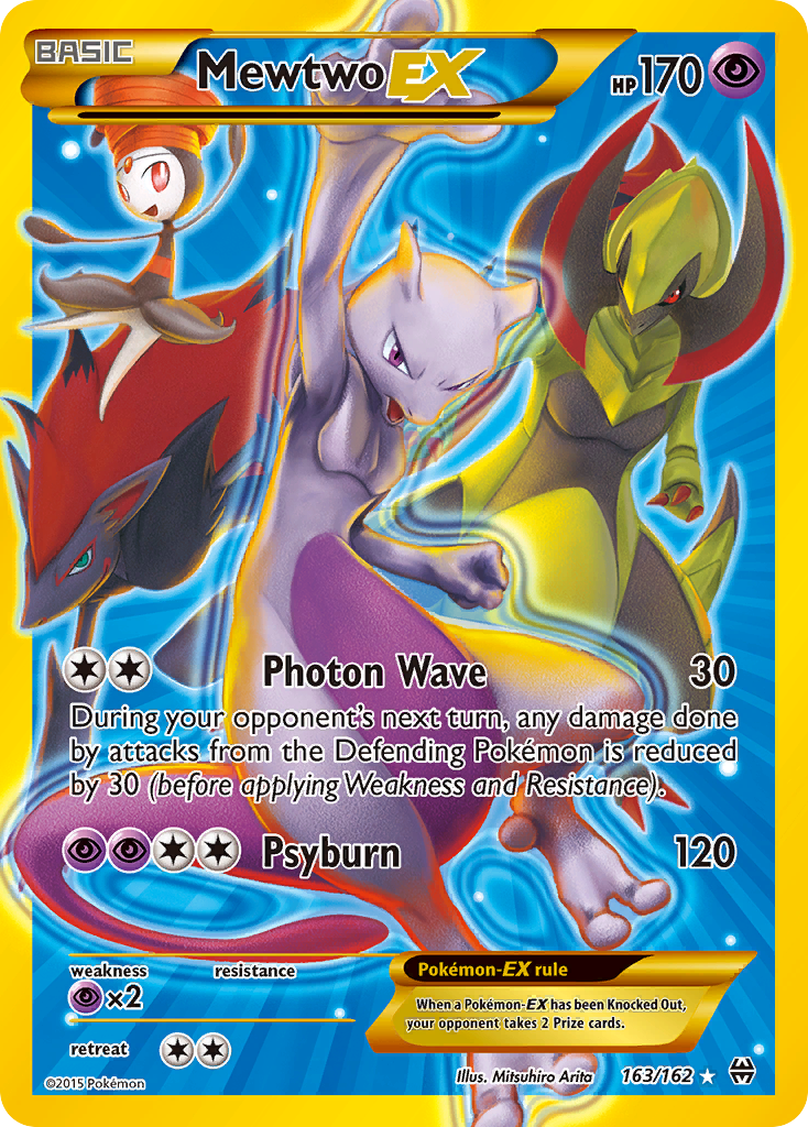 BREAKthrough Mewtwo EX #163/162