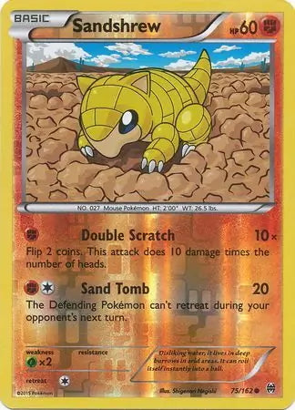 BREAKthrough Sandshrew #75/162 reverse holo