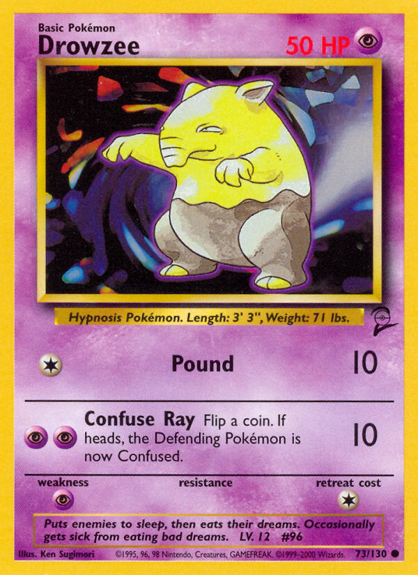 Base Set 2 Drowzee #73/130