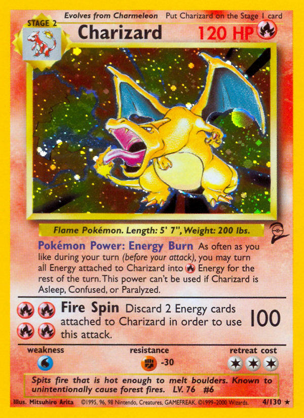 Base Set 2 Holo Charizard #4/130