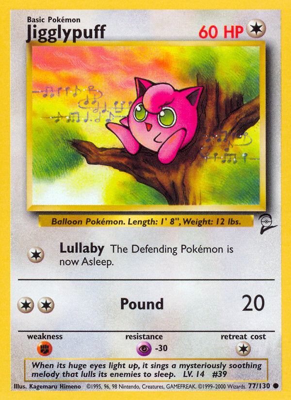 Base Set 2 Jigglypuff #77/130
