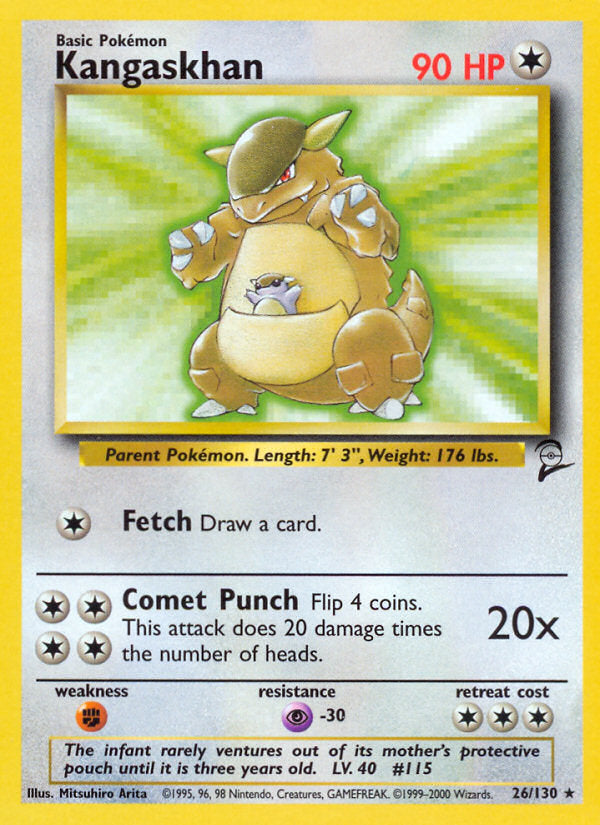 Base Set 2 Kangaskhan #26/130