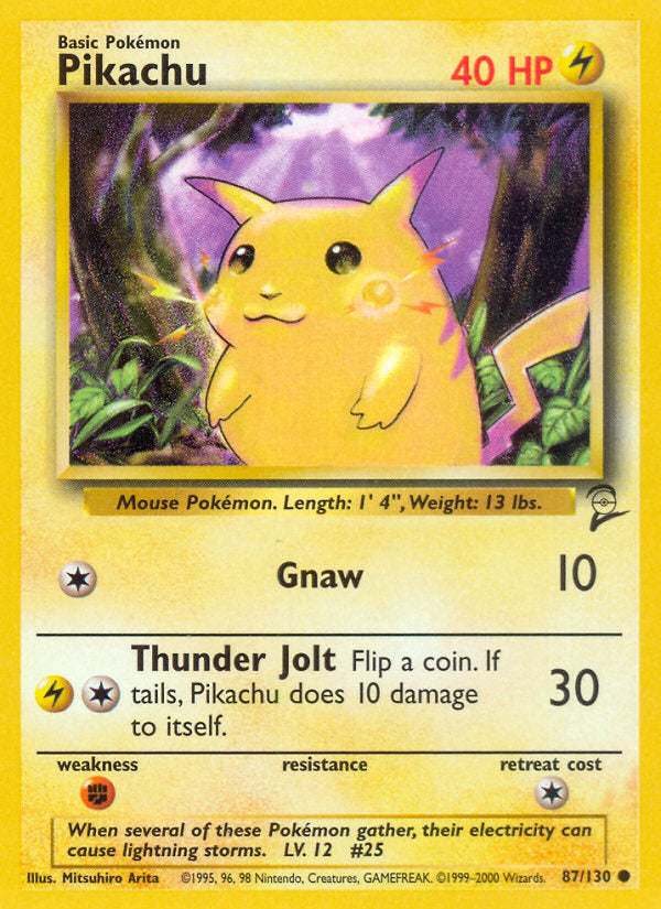 Base Set 2 Pikachu #87/130