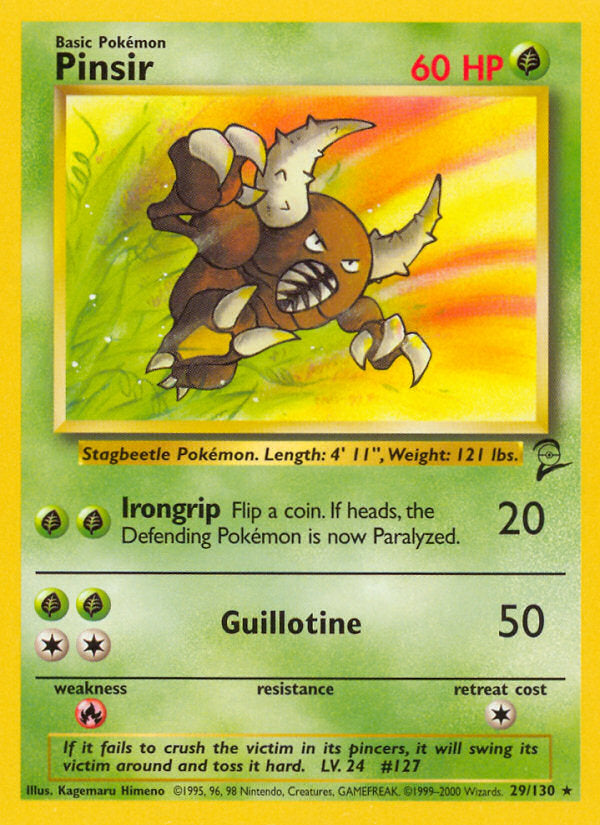 Base Set 2 Pinsir #29/130