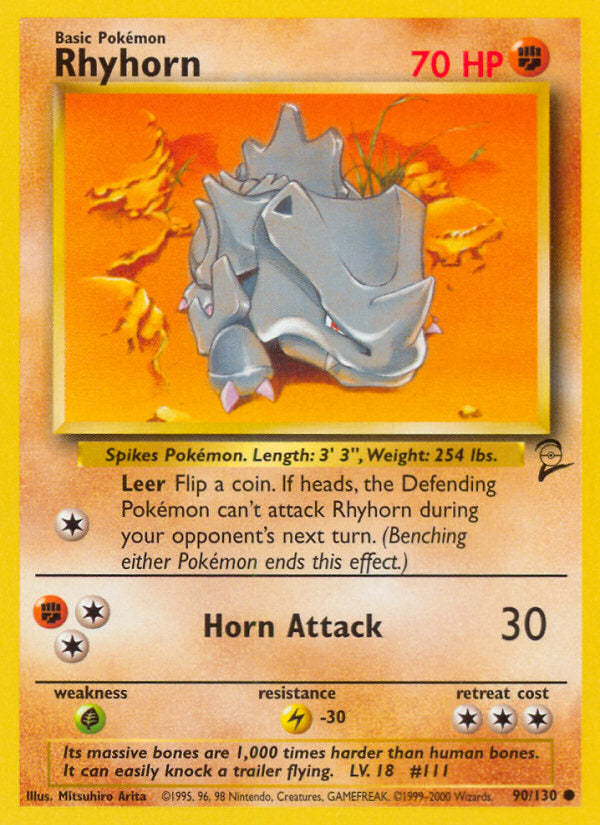 Base Set 2 Rhydon #90/130