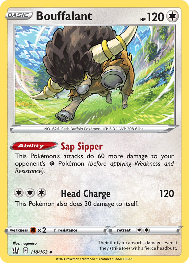 Battle Styles Bouffalant #118/163
