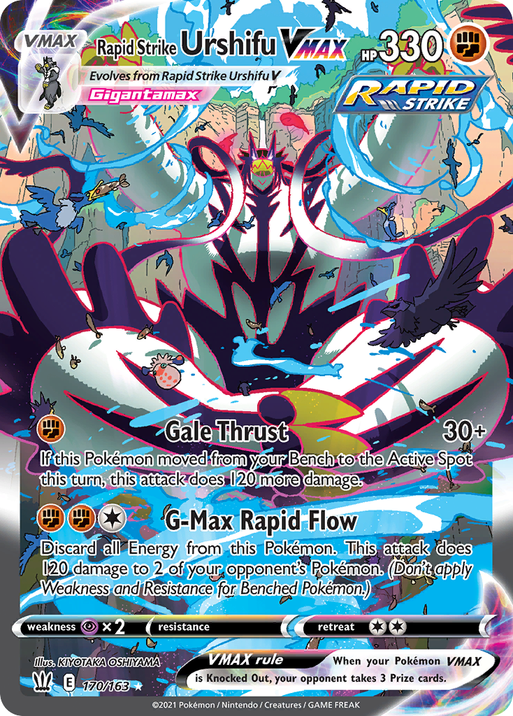Battle Styles Rapid Strike Urshifu VMAX #170/163