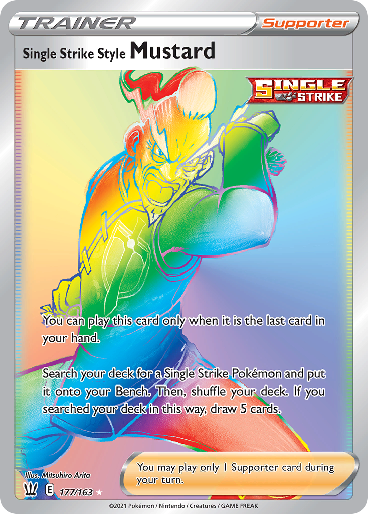 Battle Styles Single Strike Style Mustard #177/163