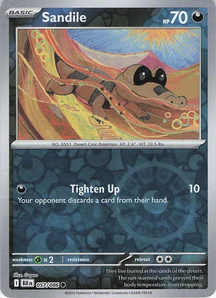 Black Bolt Sandile #57/86 reverse holo