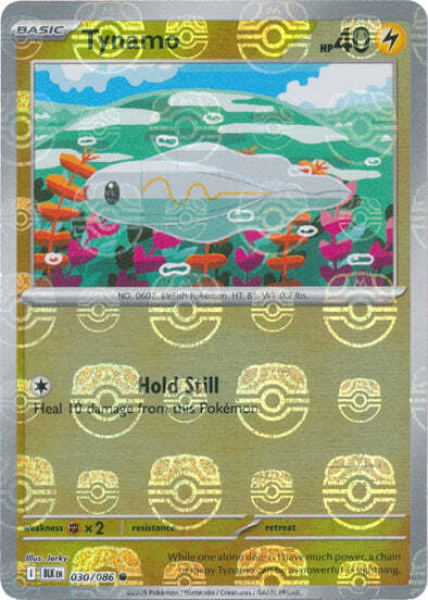 Black Bolt Tynamo #30/86 Masterball Holo
