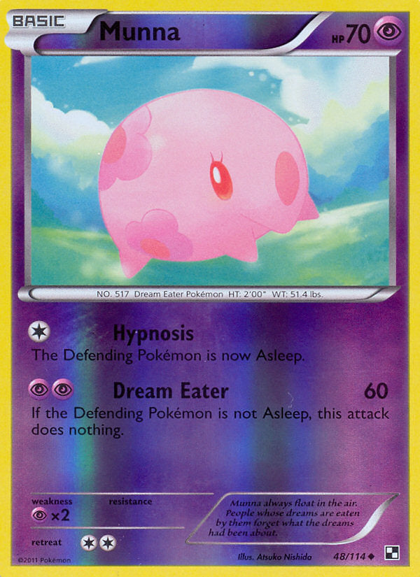 Black & White Munna #48/114 reverse holo