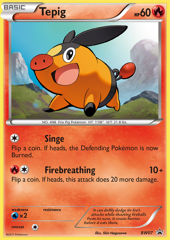 Black & White Promo Tepig #7