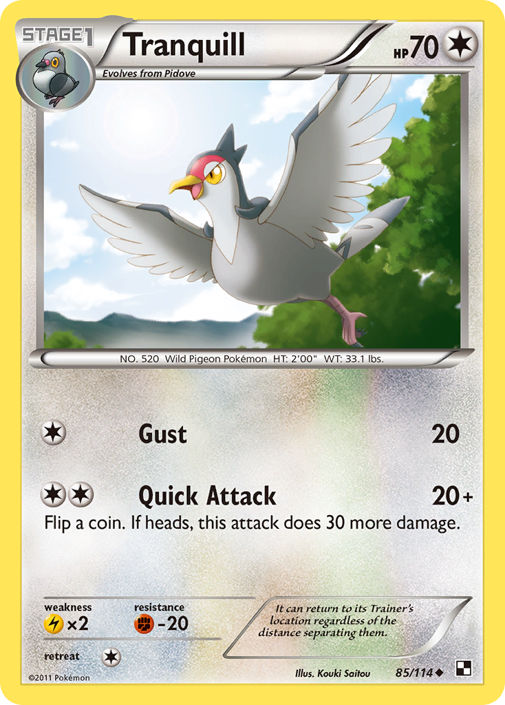 Black & White Tranquill #85/114