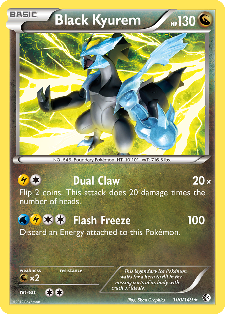Boundaries Crossed Black Kyurem #100/149