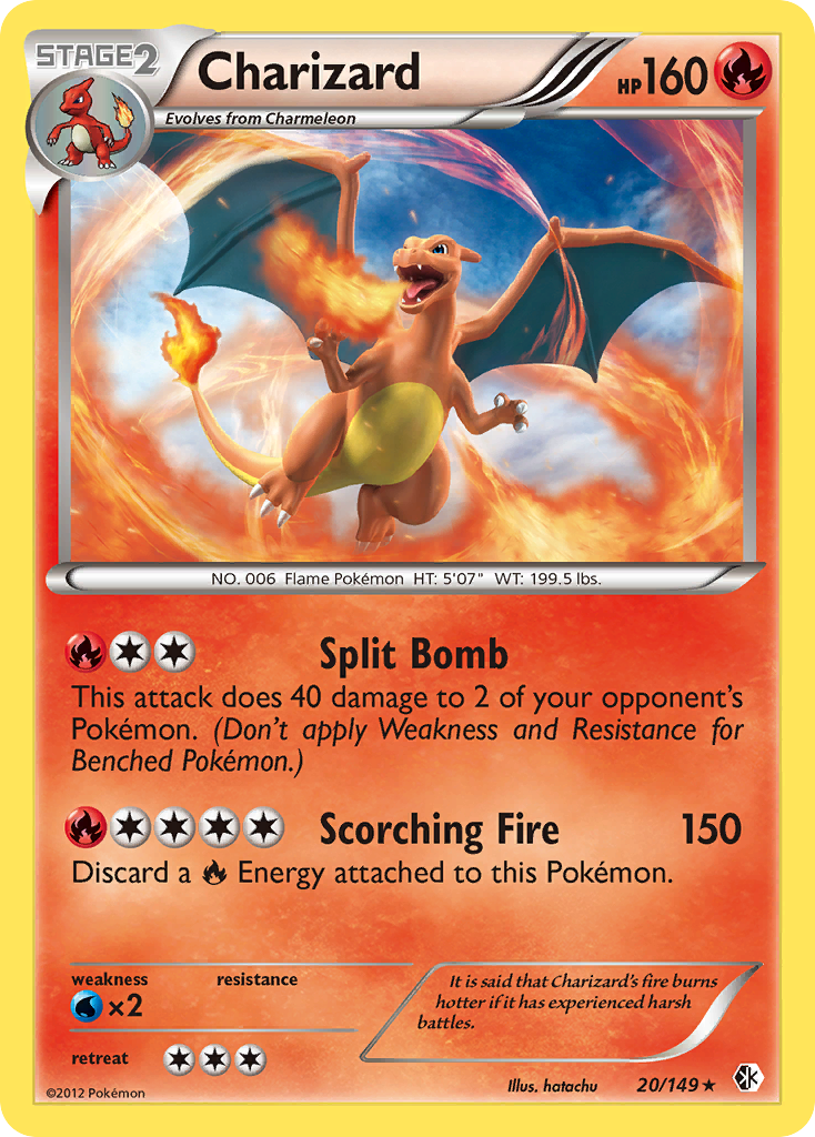 Boundaries Crossed Holo Charizard #20/149