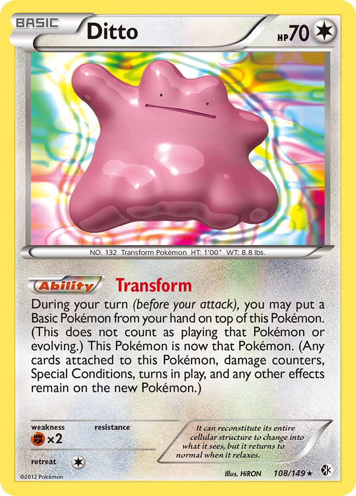 Boundaries Crossed Holo Ditto #108/149