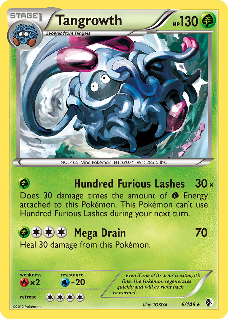 Boundaries Crossed Holo Tangrowth #6/149