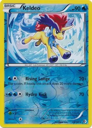Boundaries Crossed Keldeo #48/149 reverse holo