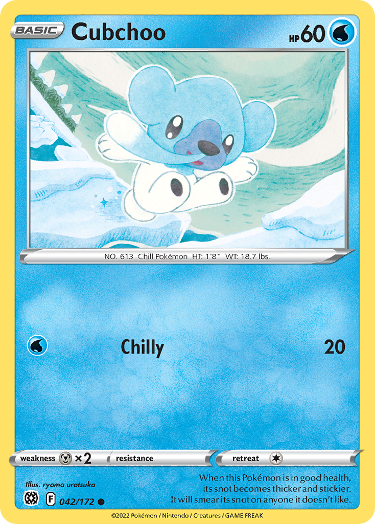 Brilliant Stars Cubchoo #42/172