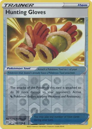 Brilliant Stars Hunting Gloves #142/172 reverse holo