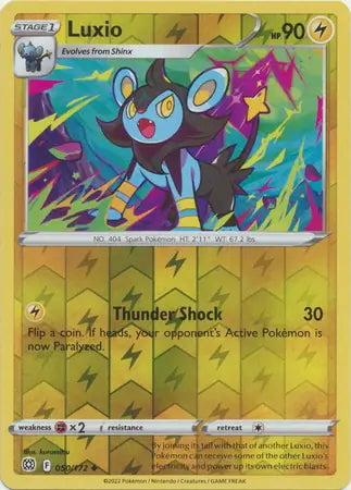 Brilliant Stars Luxio #50/172 reverse holo