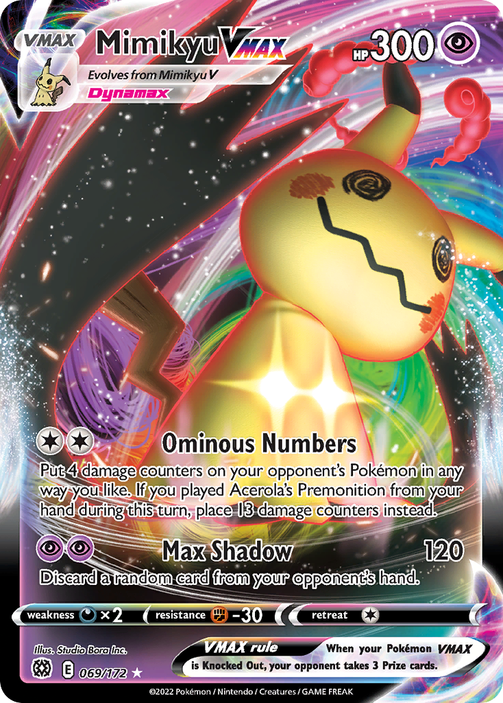 Brilliant Stars Mimikyu VMAX #69/172