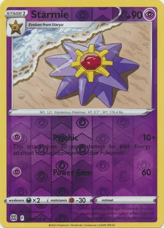 Brilliant Stars Starmie #55/172 reverse holo