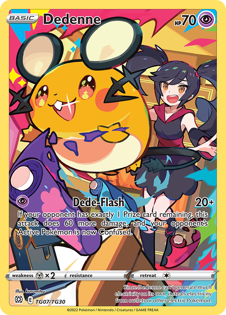 Brilliant Stars Trainer Gallery Dedenne #TG7/30