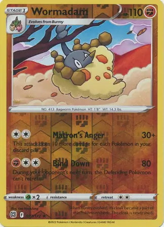 Brilliant Stars Wormadam #77/172 reverse holo