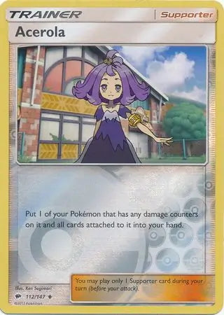 Burning Shadows Acerola #112/147 reverse holo