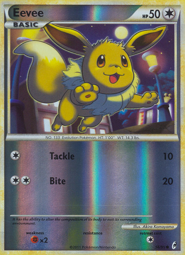 Call of Legends Eevee #56/95 reverse holo