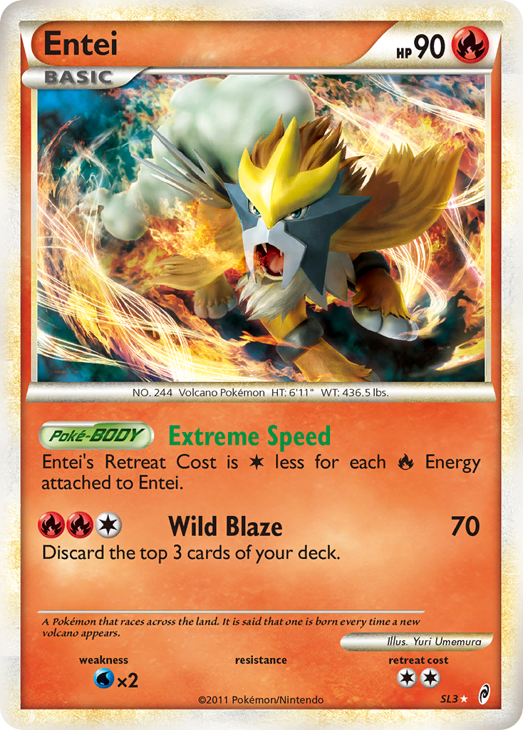 Call of Legends Holo Entei #SL3