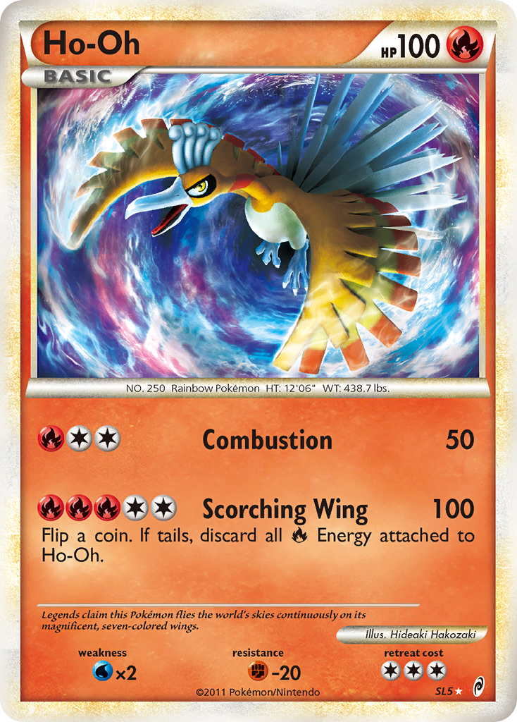 Call of Legends Holo Ho-Oh #SL5
