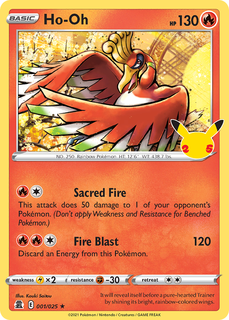 Celebrations Ho-Oh #1 / 25