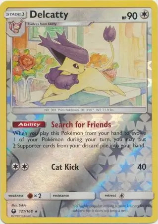 Celestial Storm Delcatty #121/168 reverse holo