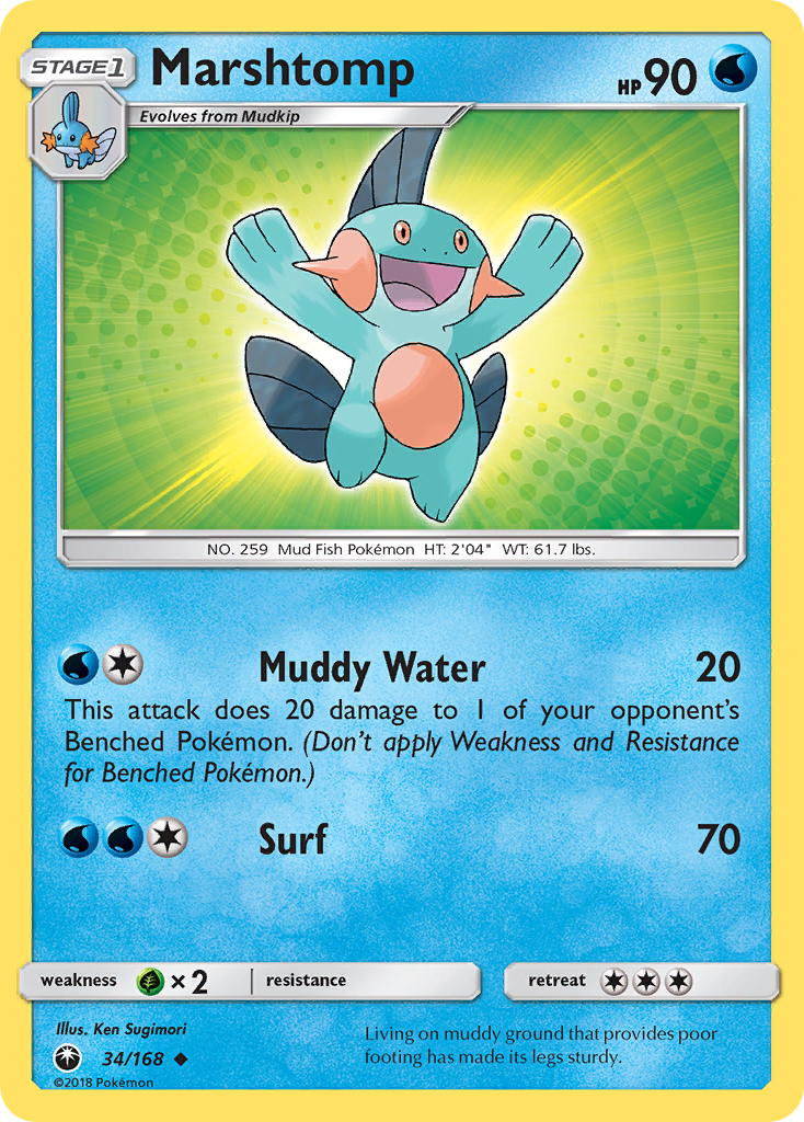 Celestial Storm Marshtomp #34/168